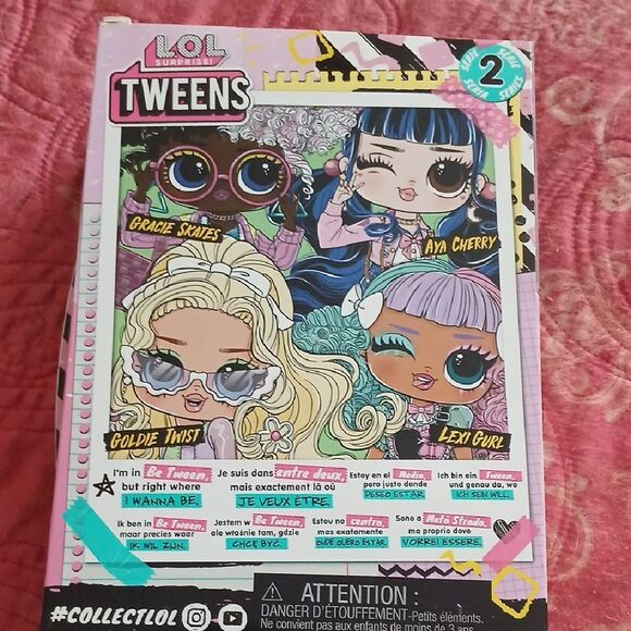 L.O.L. Surprise! Tweens Gracie Skates Doll - Pink and White - Picture 2 of 4